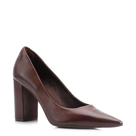 Scarpin - Couro Marrom