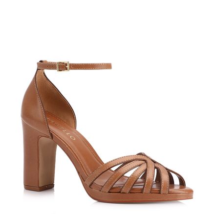 Sandália - Couro Marrom Claro