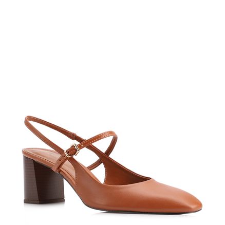 Scarpin - Couro Marrom Claro