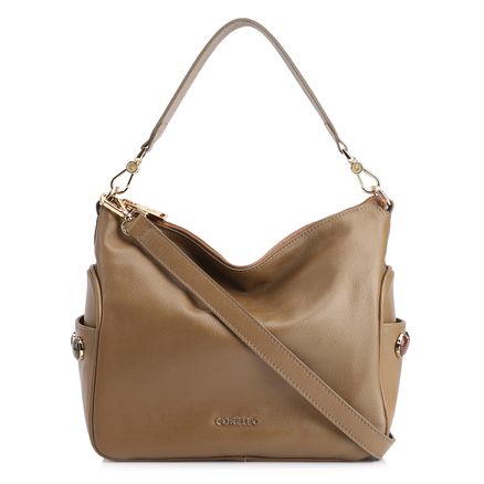 Bolsa Hobo Pedras - Couro Verde