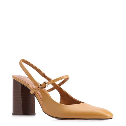 Scarpin - Couro Amarelo