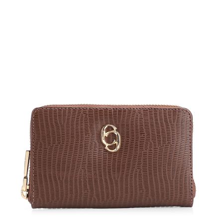 Carteira - Couro New Lezard Marrom