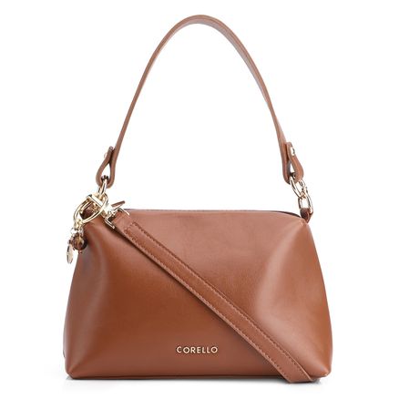 Bolsa Transversal - Couro Marrom