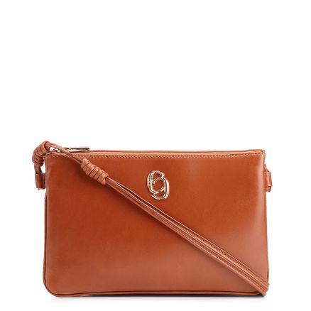 Bolsa Transversal - Couro Marrom