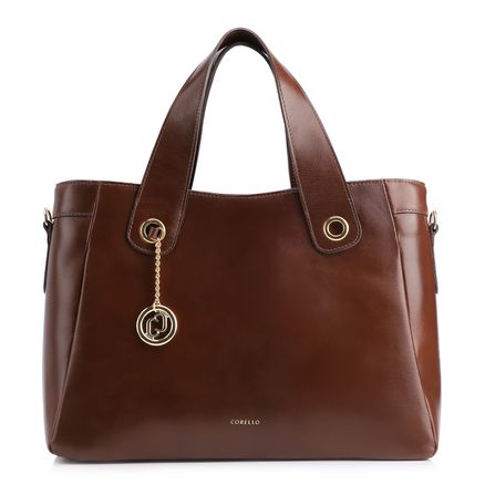 Bolsa Tote - Couro Marrom