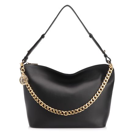 Bolsa Hobo - Couro Preto