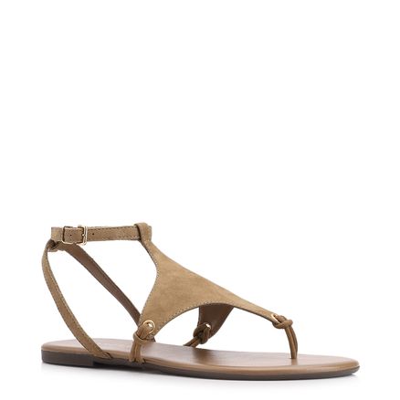 Rasteirinha - Couro Nobuck Verde