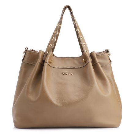 Bolsa Tote Ilhós - Couro Verde