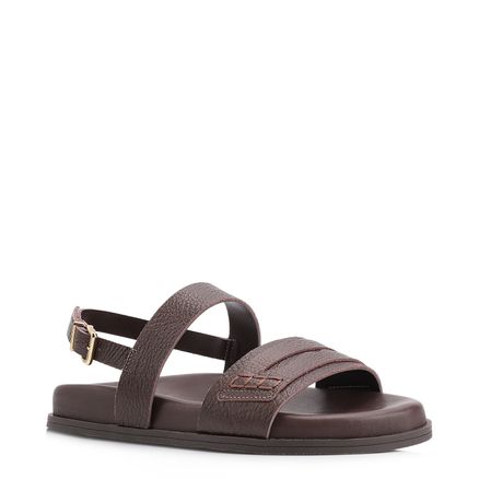 Papete - Couro Antique Marrom Escuro