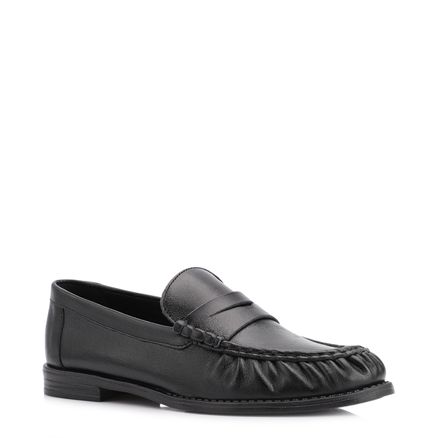 Mocassim - Couro Preto
