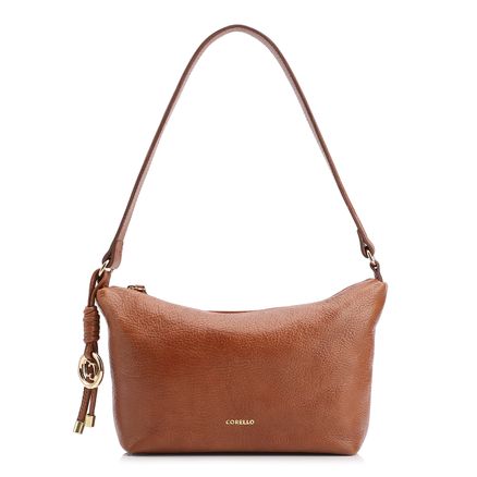 Bolsa De Ombro - Couro Antique  Marrom Claro