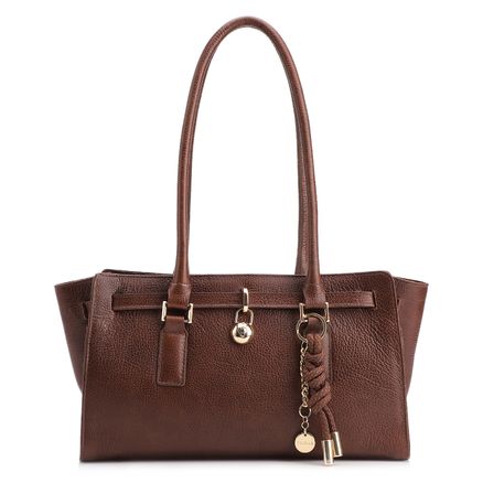 Bolsa Tote - Couro Antique Marrom