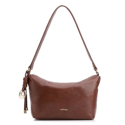 Bolsa De Ombro - Couro Antique Marrom Escuro