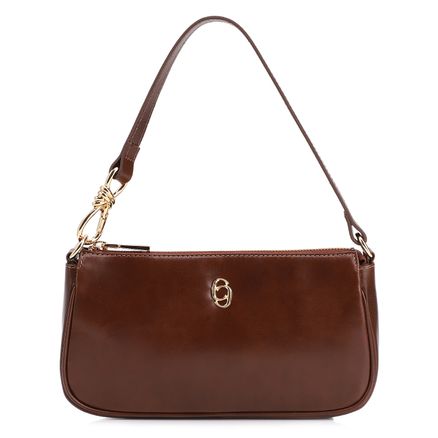 Bolsa De Ombro - Couro Marrom