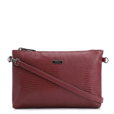 Bolsa Transversal - Alt Lezard Vinho