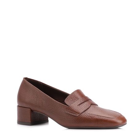 Mocassim - Couro Antique Marrom