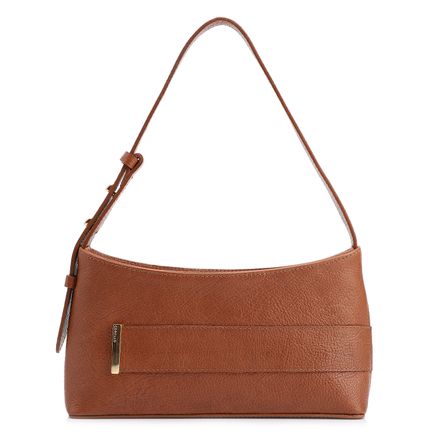 Bolsa De Ombro - Couro Marrom Claro