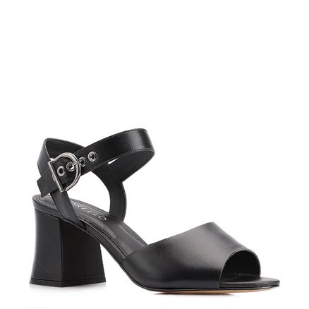 Sandália - Couro Preto