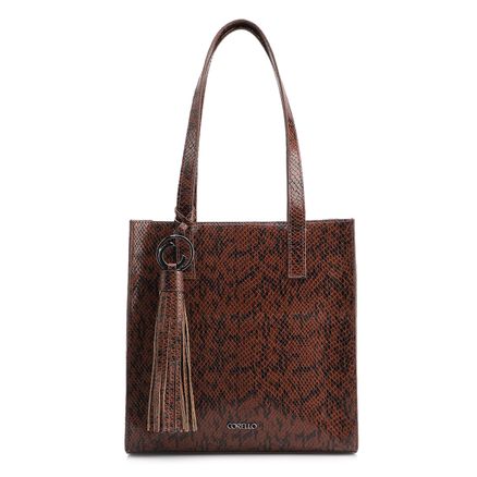 Bolsa Tote - Alt Python Marrom