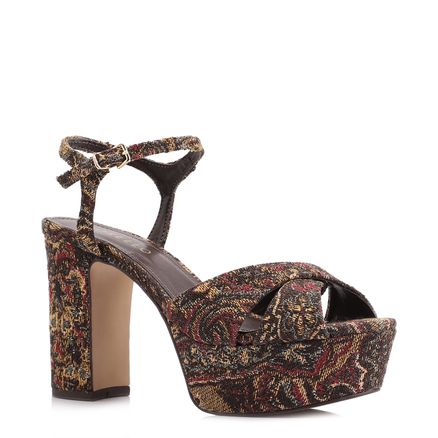 Sandália - Tecido Jacquard Paisley