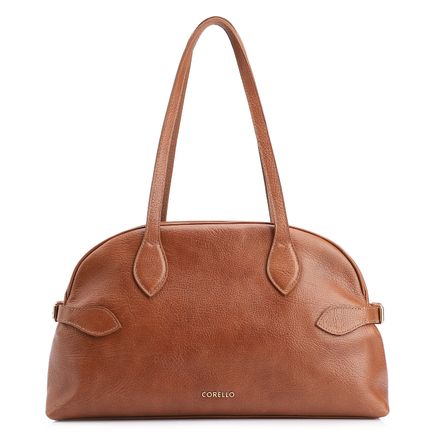 Bolsa De Ombro - Couro Antique Marrom Claro