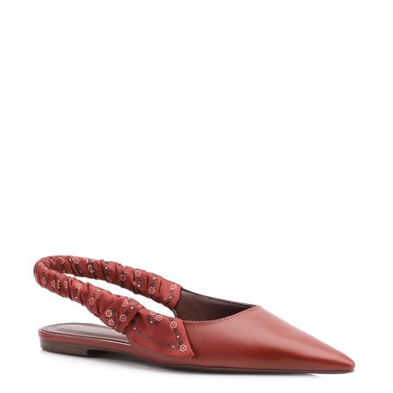 Sapatilha - Couro Vermelho