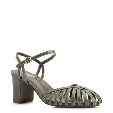 Scarpin - Couro Verde