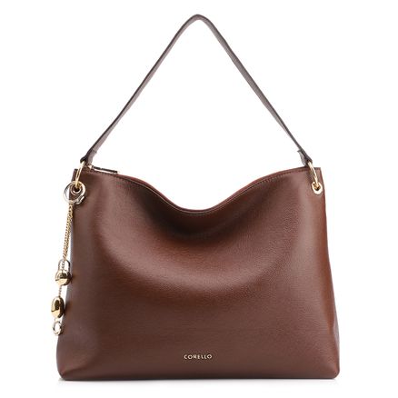 Bolsa Hobo - Couro Marrom