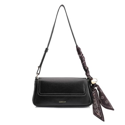 Bolsa De Ombro - Couro Preto