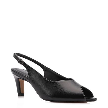Peep Toe - Alt Lux Preto