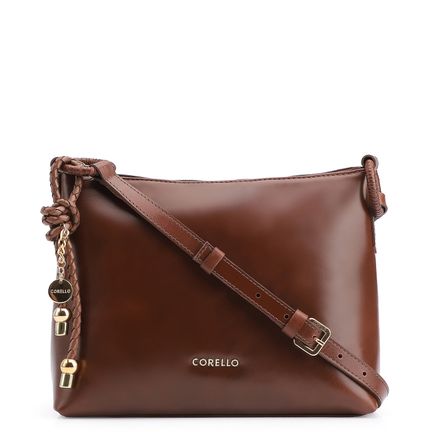 Bolsa Transversal - Couro Marrom