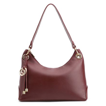 Bolsa De Ombro - Couro Vinho
