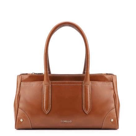 Bolsa Tote - Couro Marrom Claro