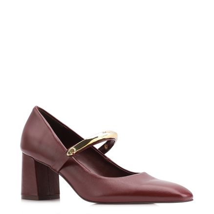 Scarpin - Couro Vinho