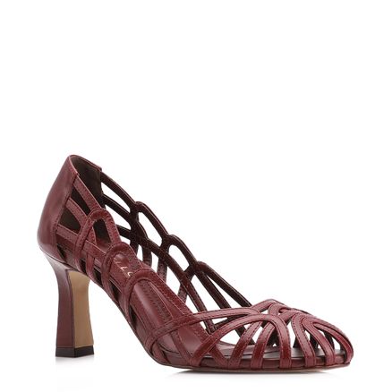 Scarpin - Couro Vinho