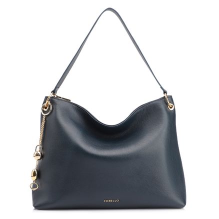 Bolsa Hobo - Couro Azul