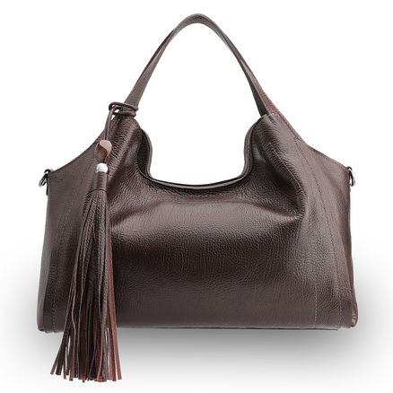 Bolsa Tote - Couro Antique Marrom Escuro