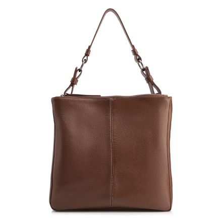 Bolsa Sacola - Couro Marrom