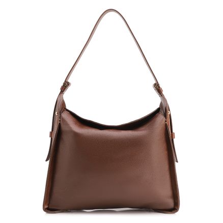 Bolsa Hobo - Couro Marrom