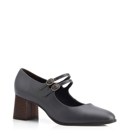 Scarpin - Couro Azul