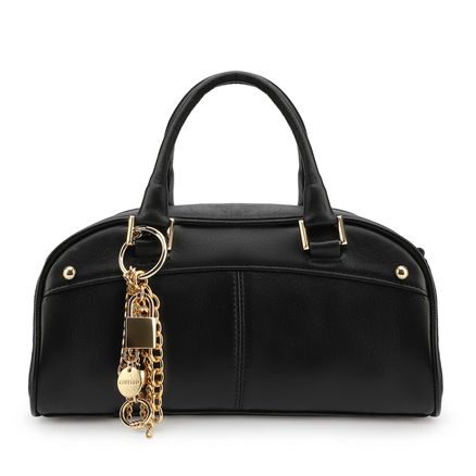 Bolsa Transversal - Couro Preto