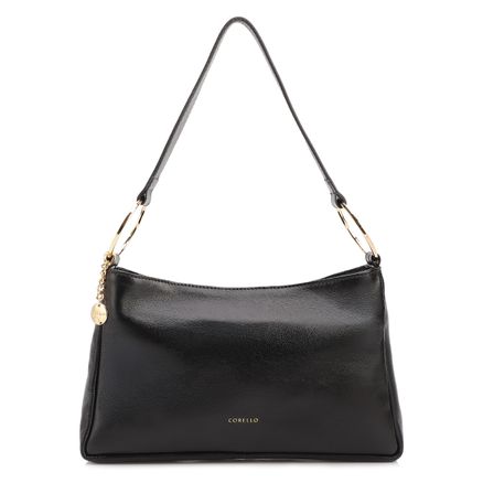 Bolsa De Ombro - Couro Preto