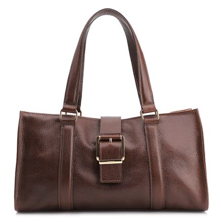 Bolsa Tote Fivela - Couro Antique Marrom